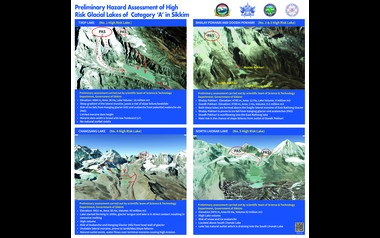 Preliminary Hazard Assessment of High Risk Glacial lakes of Category A in Sikkim 01